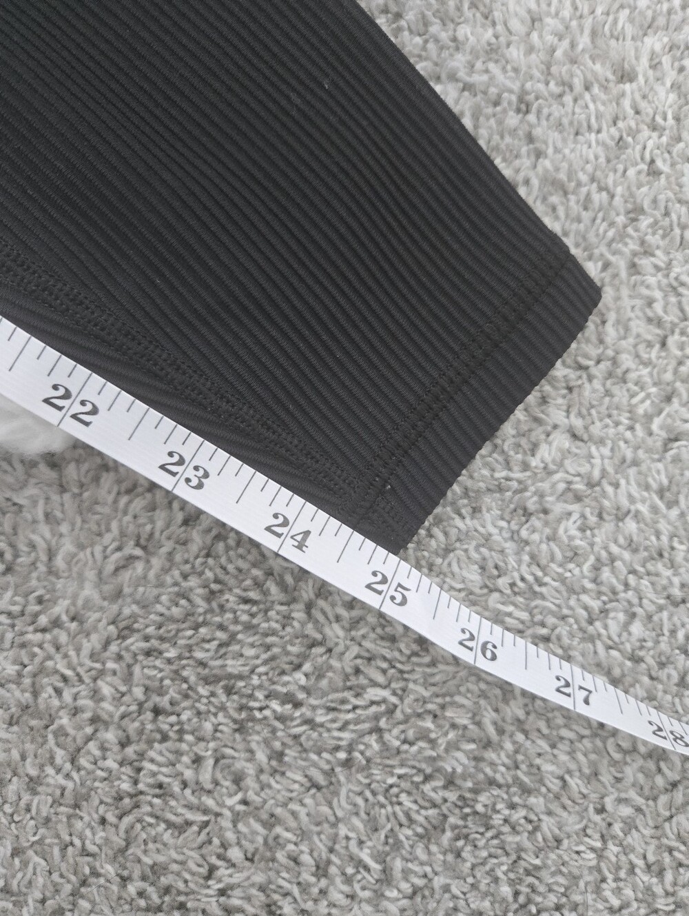 Athleta Elation Rib tight. Black. Size Medium. - Picture 7 of 9